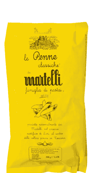 Pasta Martelli le Penne Classiche 1kg - 500 g