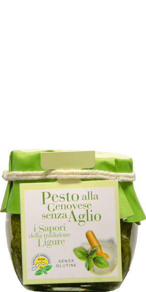 Pesto Genovese Senza Aglio (ohne Knoblauch) I Sapori della Tradizione Ligure 180g - 180 g