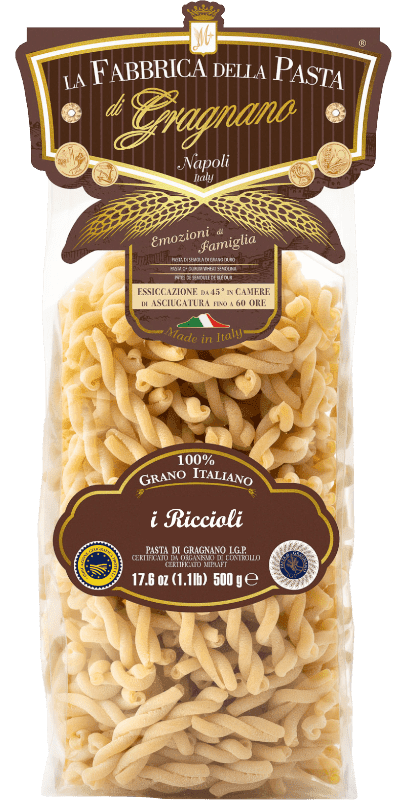 Riccioli IGP 500g La Fabbrica della Pasta Pasta di Gragnano IGP - 500 g