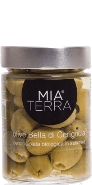 Olive bella di cerignola denocciolata BIO Mia Terra - 330 g