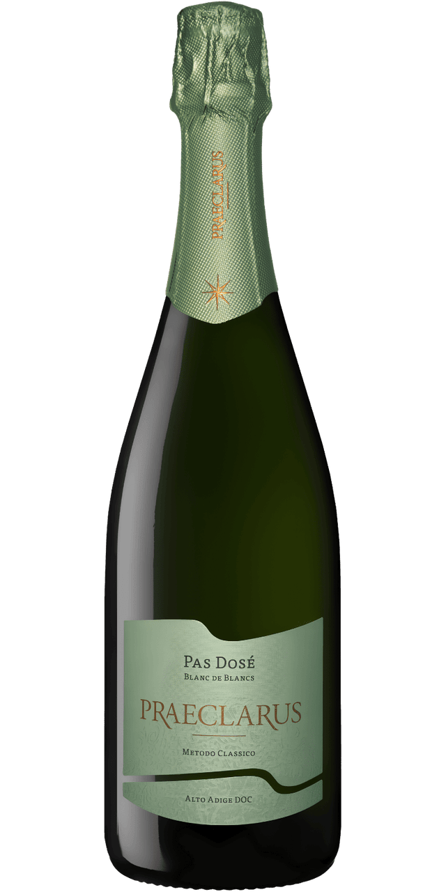 Südtiroler Sekt DOC Praeclarus Cuvee Pas Dosé Spumante Metodo Classico St. Pauls - 0,75 L