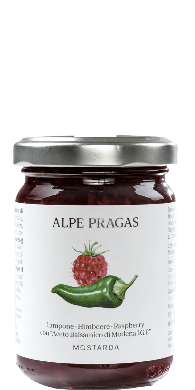 Himbeere Mostarda Alpe Pragas 160g - 160 g