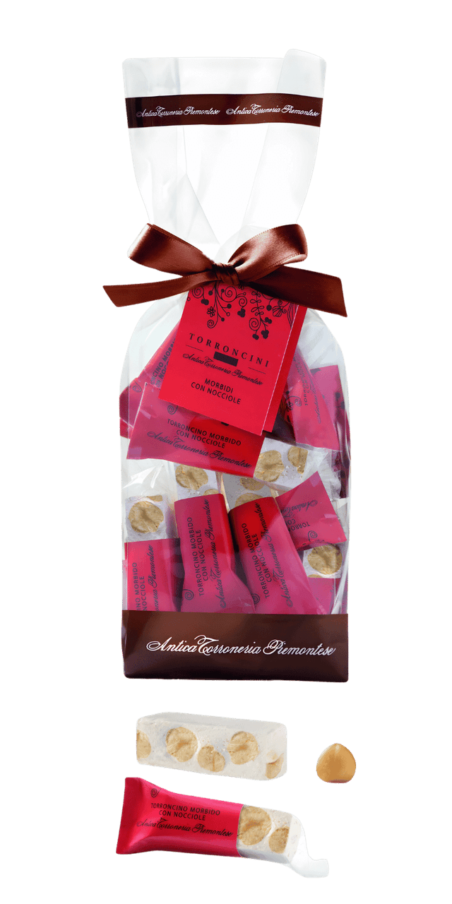 Weiche Torroncini mit Haselnüssen - Antica Torroneria Piemontese - 200 g