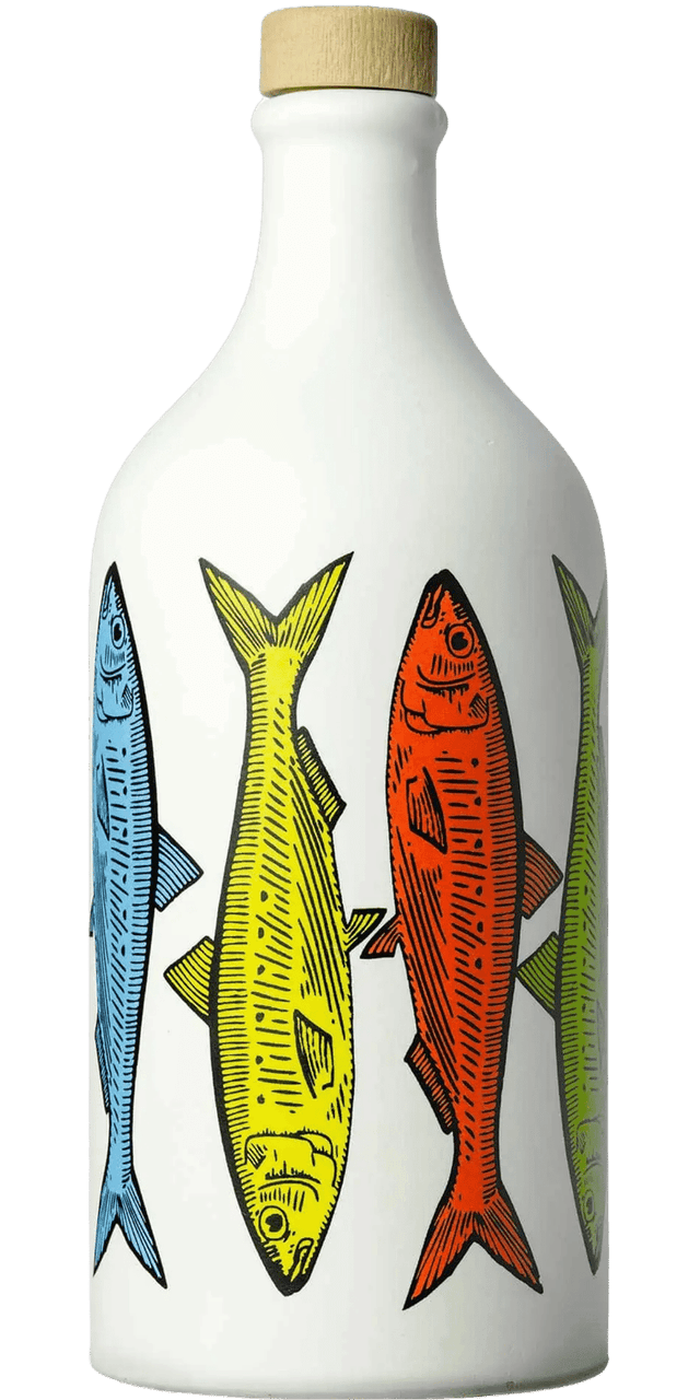 Frantoio Muraglia Olio Extra Vergine di Oliva - Tonkrug POP ART Sardine - 0,5 L