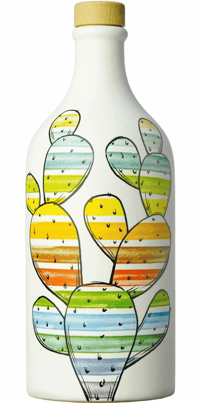 Frantoio Muraglia Olio Extra Vergine di Oliva - Tonkrug POP ART Fico D'India - 0,5 L