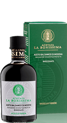 Acetaia La Bonissima Sigillo VERDE Aceto Balsamico di Modena IGP invecchiato - 0,25 L