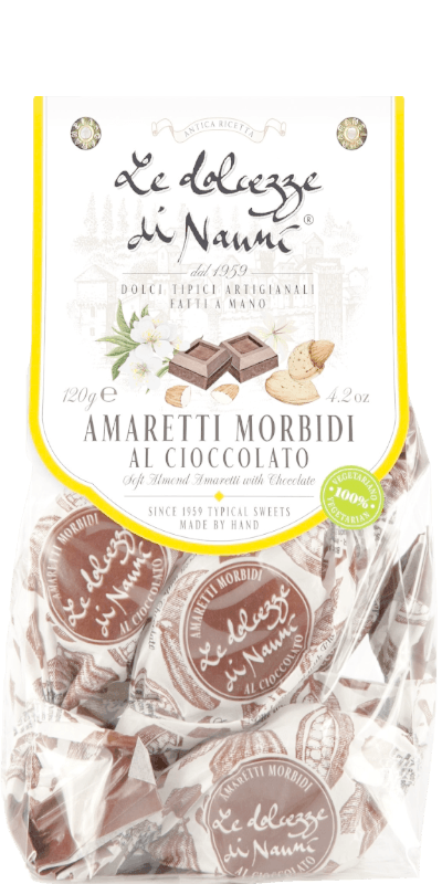 Amaretti Morbidi al Cioccolato 120g - Le Dolcezze dei Nanni - 120 g