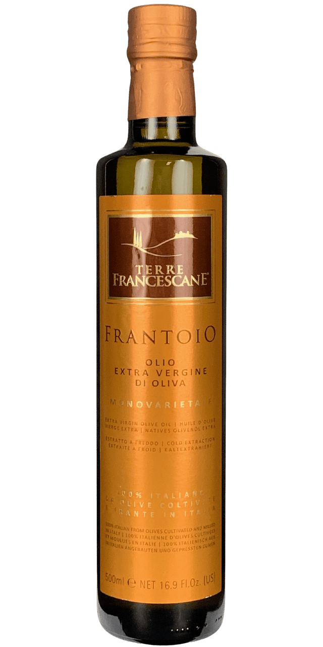 Monovarietale Frantoio Olio EVO Italiano - Terre Francescane - 0,5 L