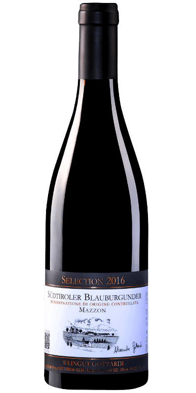Pinot Nero DOC Mazzon Selection Alexander Gottardi - 0,75 L / 2016 Pinot Nero DOC Mazzon Selection Alexander Gottardi - 0,75 L / 2016