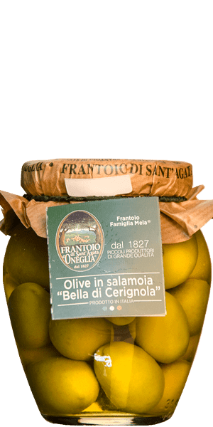 Frantoio di Sant Agata Olive in Salamoia 'Bella di Cerignola' 290g - 290 g Frantoio di Sant Agata Olive in Salamoia 'Bella di Cerignola' 290g - 290 g