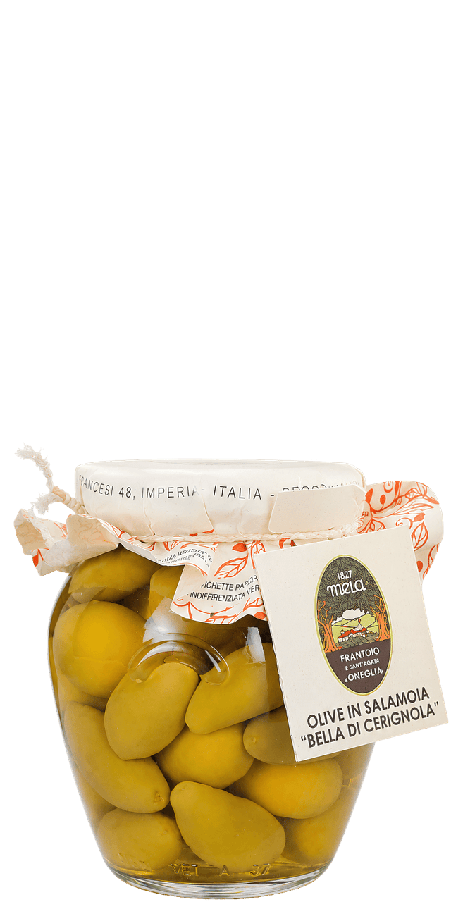 Frantoio di Sant Agata Olive in Salamoia 'Bella di Cerignola' 290g - 290 g Frantoio di Sant Agata Olive in Salamoia 'Bella di Cerignola' 290g - 290 g