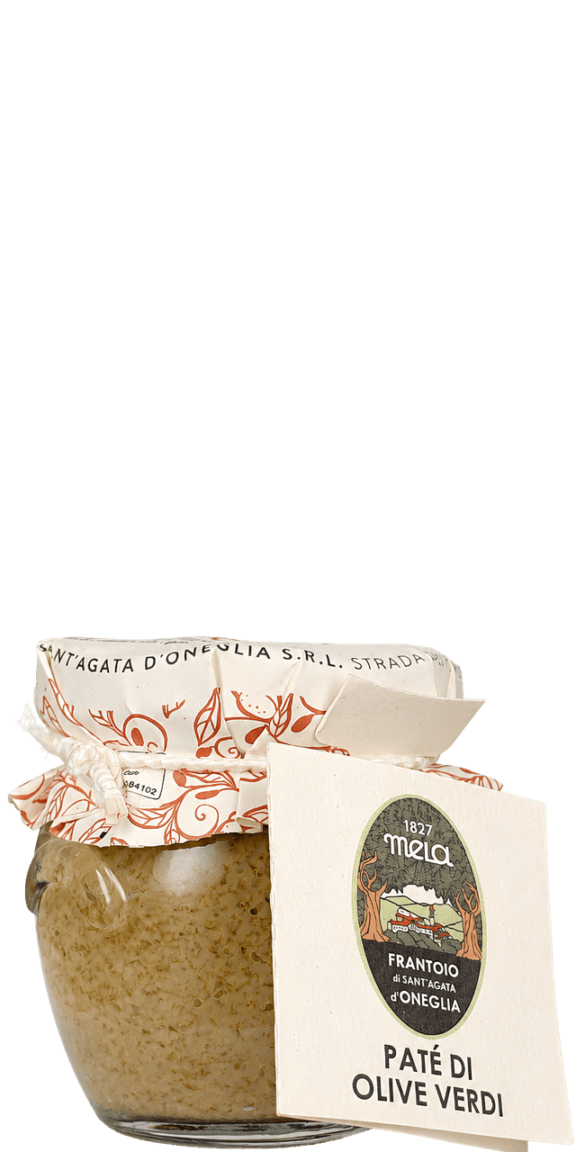 Frantoio di Sant'Agata d'Oneglia Patè di Olive verdi - Aufstrich mit grünen Oliven 90g - 90 g Frantoio di Sant'Agata d'Oneglia Patè di Olive verdi - Aufstrich mit grünen Oliven 90g - 90 g
