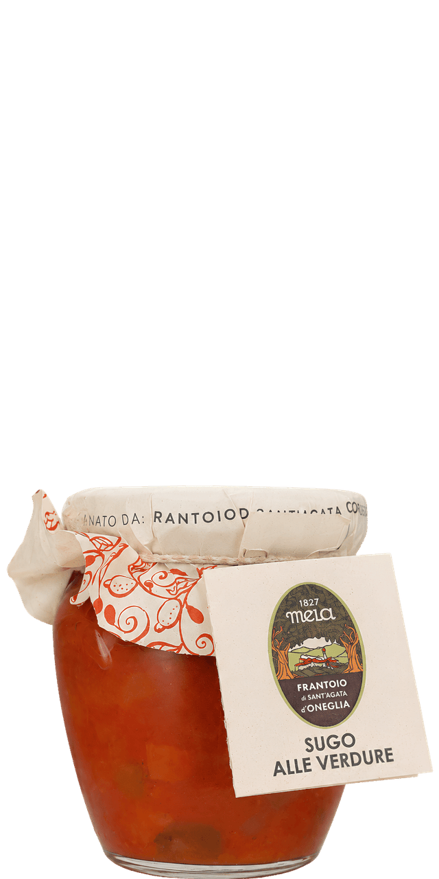 Sugo alle Verdure (Tomatensoße mit Gemüse) Frantoio di Sant'Agata d'Oneglia - 180 g Sugo alle Verdure (Tomatensoße mit Gemüse) Frantoio di Sant'Agata d'Oneglia - 180 g