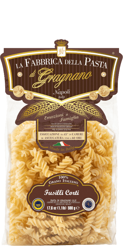Fusilli Corti IGP 500g La Fabbrica della Pasta Pasta di Gragnano - 500 g Fusilli Corti IGP 500g La Fabbrica della Pasta Pasta di Gragnano - 500 g