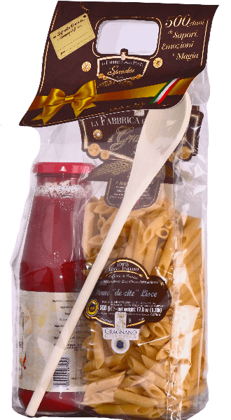 La Fabbrica della Pasta Pasta di Gragnano IGP Sempre Insieme - Kit Penne + Sugo - 1,2 kg La Fabbrica della Pasta Pasta di Gragnano IGP Sempre Insieme - Kit Penne + Sugo - 1,2 kg
