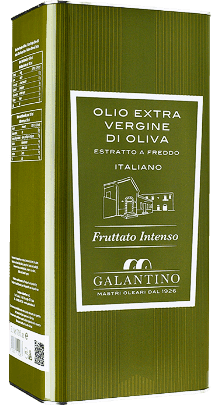 Olio Extra Vergine di Oliva Fruttato Intenso Frantoio Galantino 5 Liter Kanister Olio Extra Vergine di Oliva Fruttato Intenso Frantoio Galantino 5 Liter Kanister