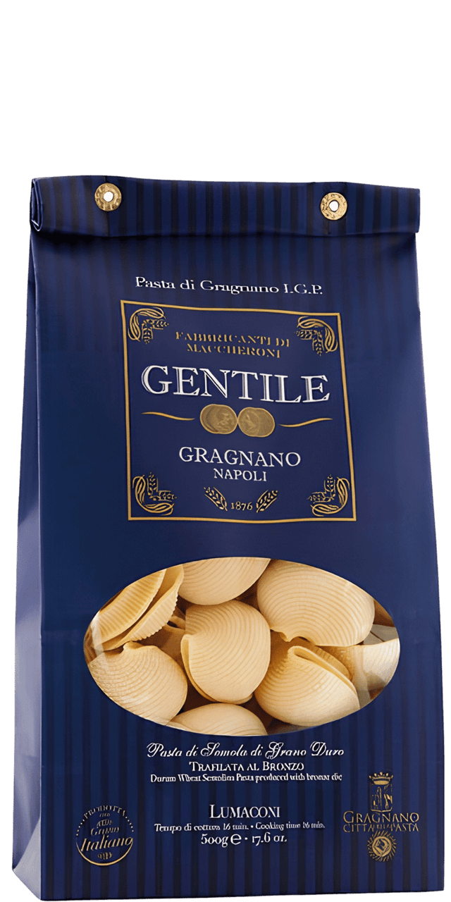 Pastificio Gentile Pasta di Gragnano IGP Lumaconi 500g - 500 g Pastificio Gentile Pasta di Gragnano IGP Lumaconi 500g - 500 g