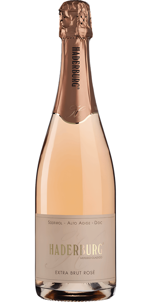 Südtiroler Sekt DOC Extra Brut Rosé Metodo Classico - Haderburg - 0,75 L / 2026 Südtiroler Sekt DOC Extra Brut Rosé Metodo Classico - Haderburg - 0,75 L / 2026