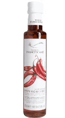 Chili-Würzöl auf Basis von Olivenöl Extra Vergine - Terre Francescane - 0,25 L Chili-Würzöl auf Basis von Olivenöl Extra Vergine - Terre Francescane - 0,25 L