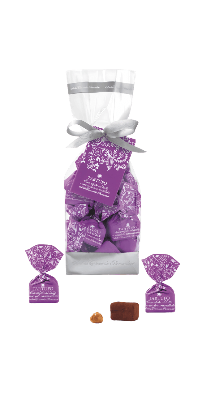 Tartufi Milchschokolade und karam. Haselnüsse 200g - Antica Torroneria Piemontese - 200 g / Ohne Jahrgang Tartufi Milchschokolade und karam. Haselnüsse 200g - Antica Torroneria Piemontese - 200 g / Ohne Jahrgang