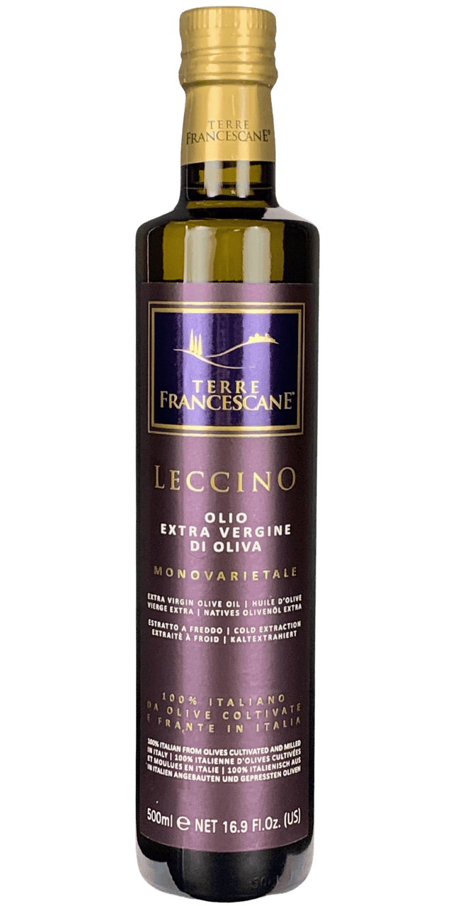 Monovarietale Leccino Olio EVO Italiano - Terre Francescane - 0,5 L Monovarietale Leccino Olio EVO Italiano - Terre Francescane - 0,5 L