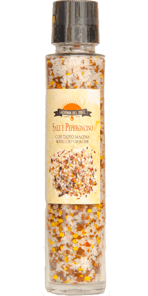 Lacrima del Sole Sale al Peperoncino Chili-Salz (Mühle)