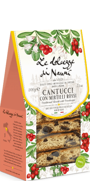 Le Dolcezze di Nanni Cantucci con mirtilli rossi