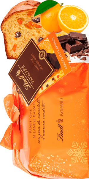 Panettone Milanese Cioccolato e Arancia (Schoko und Orange) Patisserie Lindt