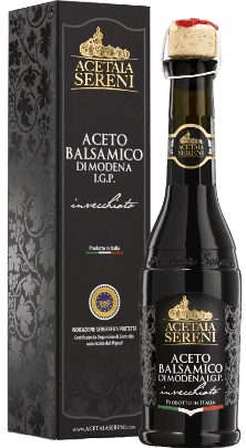 Aceto Balsamico di Modena IGP Invecchiato Etichetta Nera Acetaia Sereni