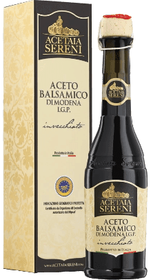 Aceto Balsamico di Modena IGP Invecchiato Etichetta Bianca Acetaia Sereni