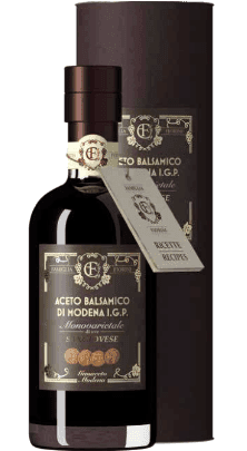 Aceto Balsamico di Modena IGP Monovarietale di uve Trebbiano Famiglia Fiorini