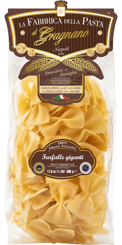 La Fabbrica della Pasta Pasta di Gragnano IGP Le Farfalle Giganti 500g