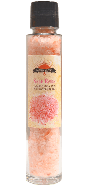 Lacrima del Sole Sale Rosa Rosarotes Salz (Mühle)