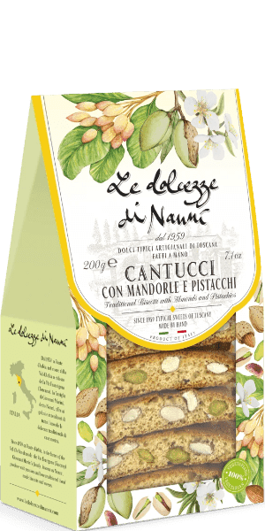 Le Dolcezze di Nanni Cantucci Mandorle e Pistacchi 200g