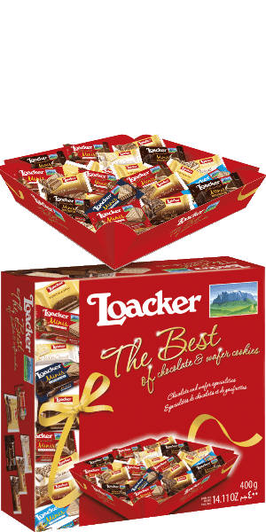 Loacker Cookies The Best of Chocolate & Wafer 400g