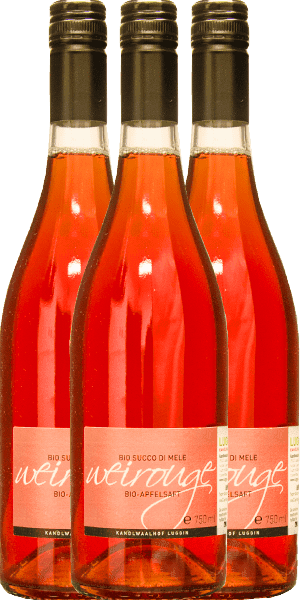 Luggin Weirouge Apfelsaft 3x750ml