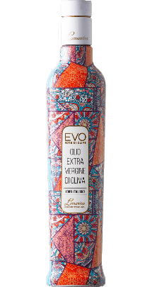 Olio Extra Vergine di Oliva Fruttato Medio Flasche Motiv Mosaico Lamantea 500ml