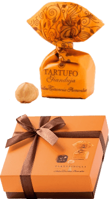 Tartufi Gianduja Geschenkpackung Antica Torroneria Piemontese