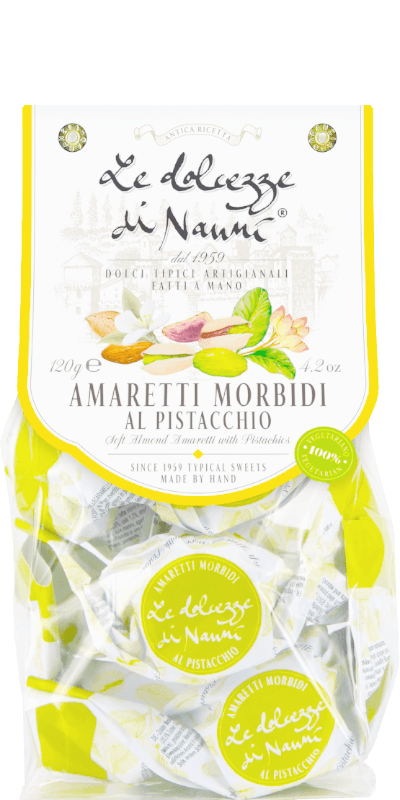Amaretti Morbidi al Pistacchio 120g - Le Dolcezze di Nanni
