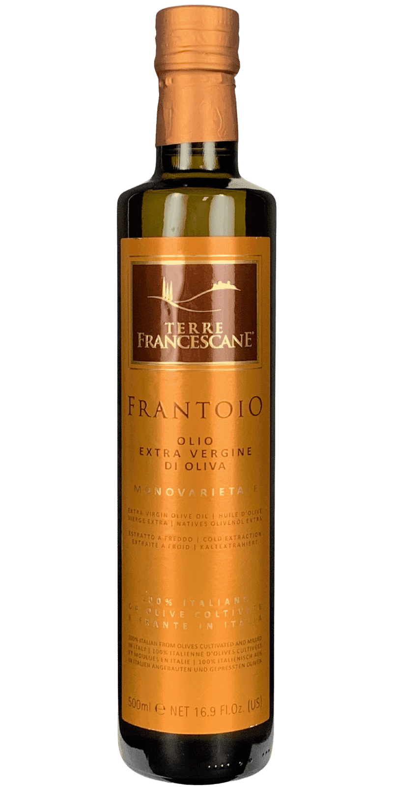 Monovarietale Frantoio Olio EVO Italiano - Terre Francescane