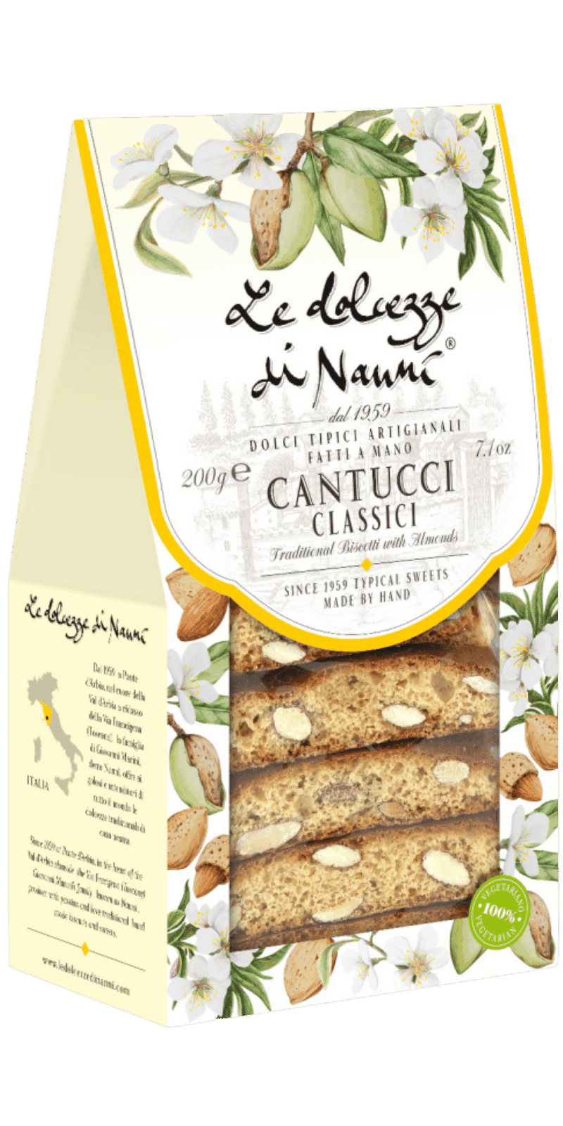 Cantucci Lunghi Classici 200g - Le Dolcezze di Nanni