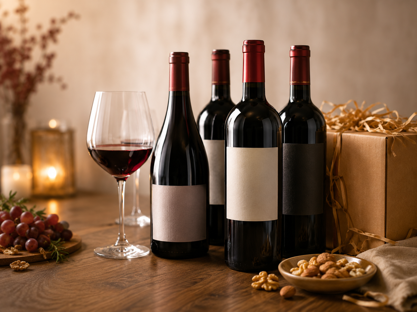 Wein und Gläser bei Mair Mair