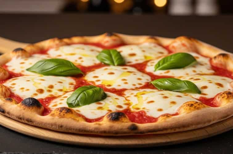 Fior di Latte Pizza ein leckerer Klassiker