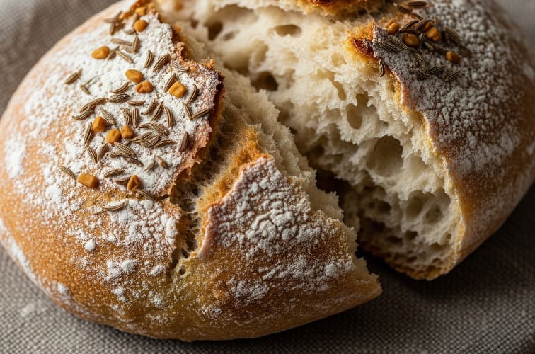 Vinschgerl Rezept Südtirol mit Sauerteig leckeres Brot