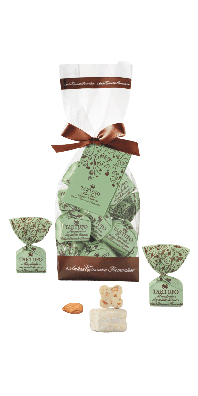 Antica Torroneria Piemontese Tartufi mandorle ciocc. bianco 200g