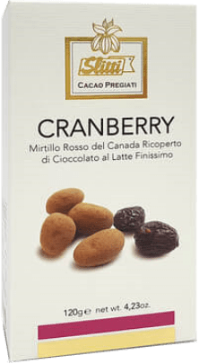 Cranberries umhüllt von feinster Milchschokolade Slitti