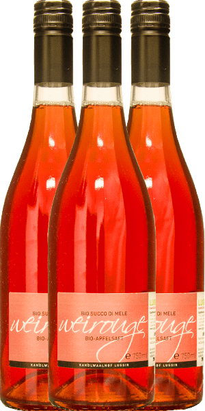 Luggin Weirouge Apfelsaft 3x750ml