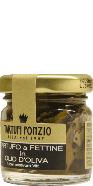 Tartufo a Fettine in Olio d'Oliva Tartufi Ponzio Alba