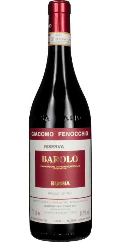 Barolo DOCG Bussia Riserva 90 dì Giacomo Fenocchio