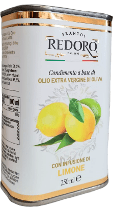 Frantoi Redoro Condimento a base di Olio Extra Vergine con Limone - mit Zitrone